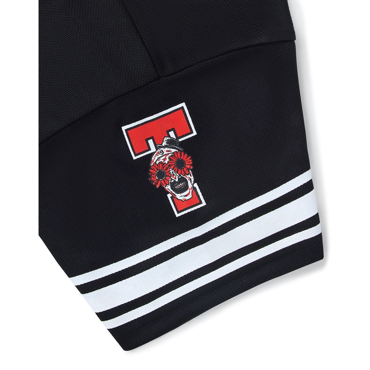 Terrifier Cropped Football Jersey BLACK