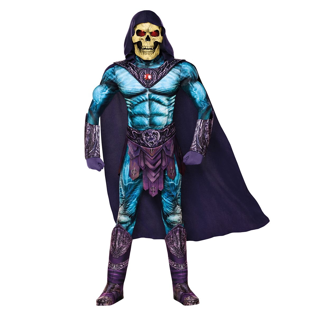 Kids Light-Up Skeletor Costume - Masters of the Universe PURPLE