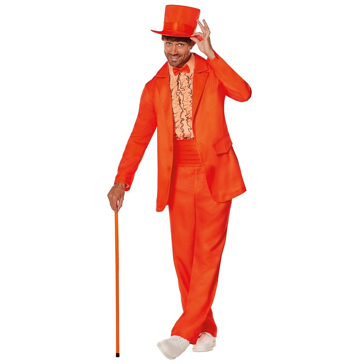 Adult Lloyd Christmas Costume - Dumb and Dumber ORANGE