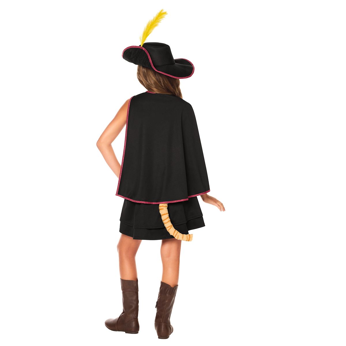 Kids Puss in Boots Dress Costume - Shrek BLACK AND ORANGE