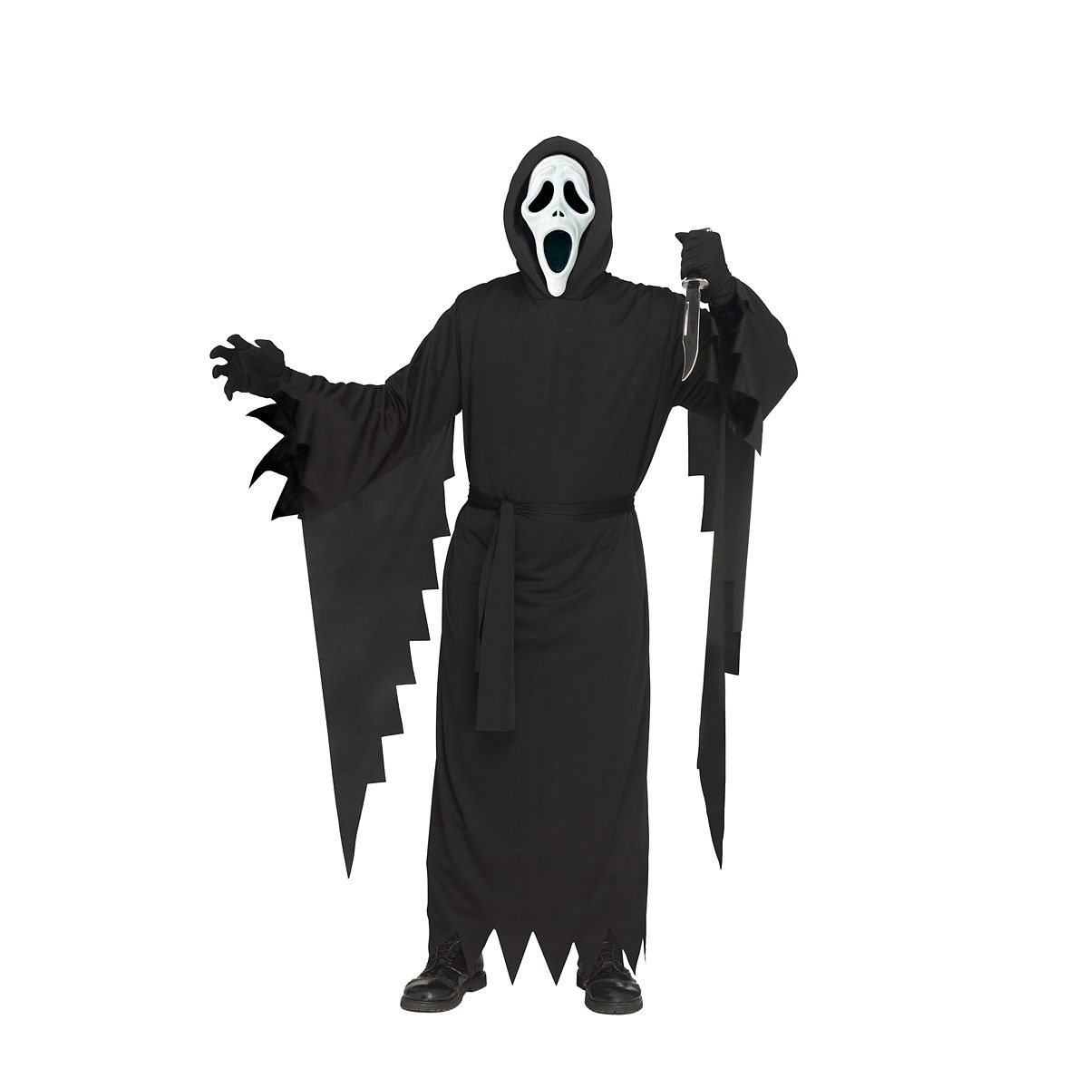 Adult Ghost Face Killer Costume BLACK