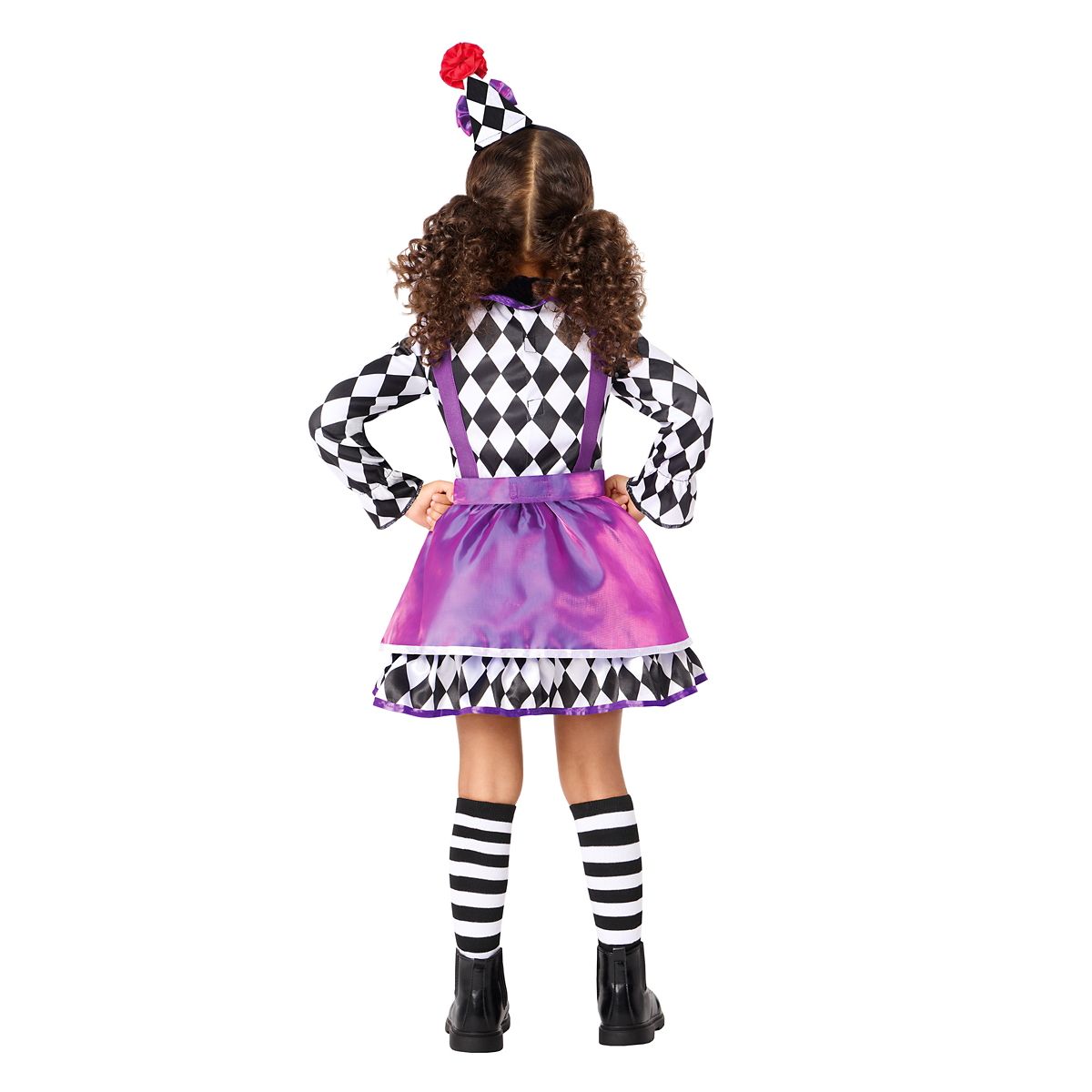 Toddler Carnival Clown Costume PURPLE