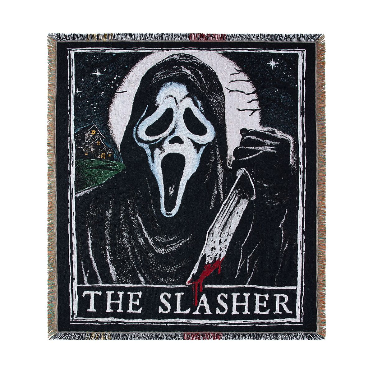 Ghost Face Jacquard Blanket MULTI-COLOR