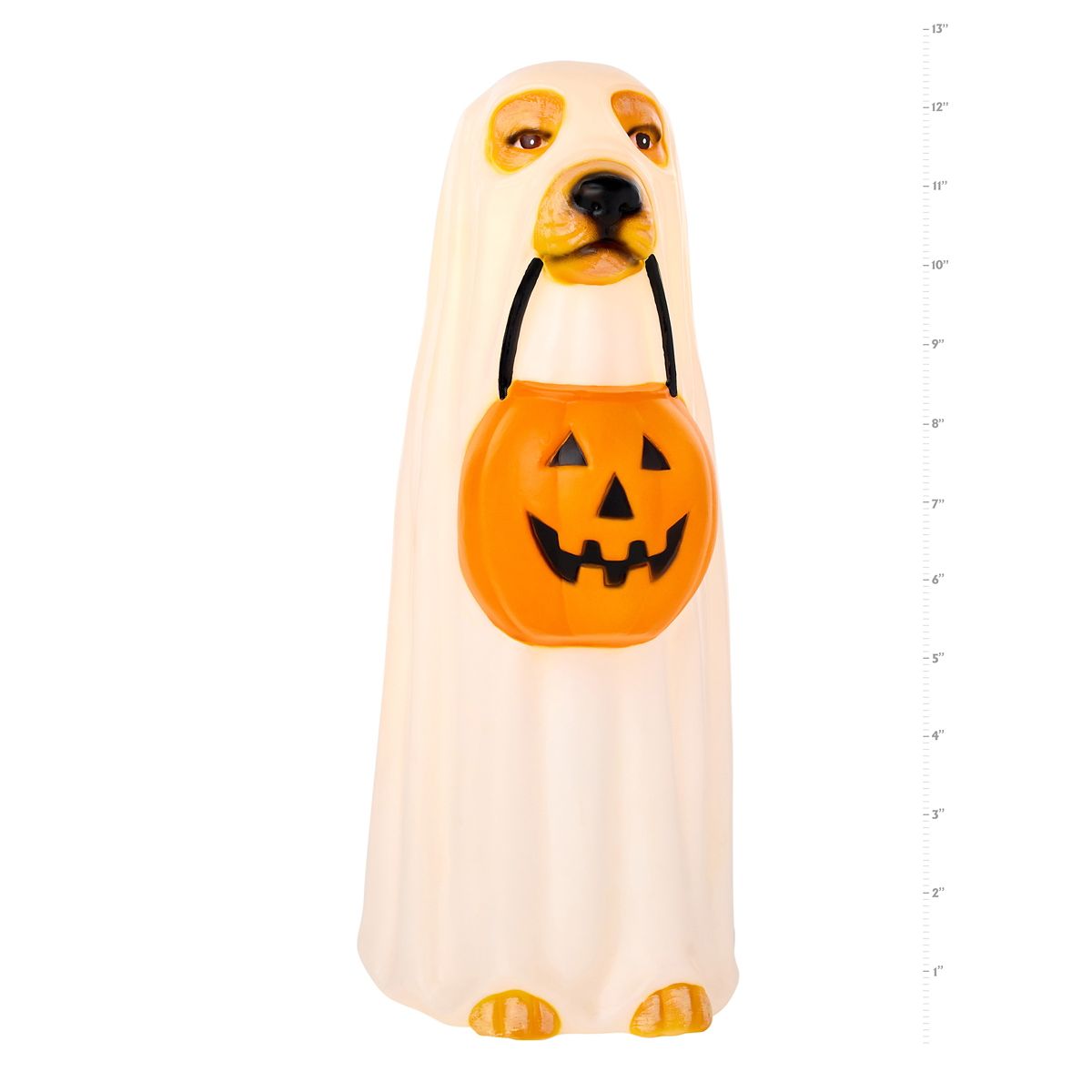1.5 Ft Light-Up Blow Mold Ghost Dog MULTI-COLOR