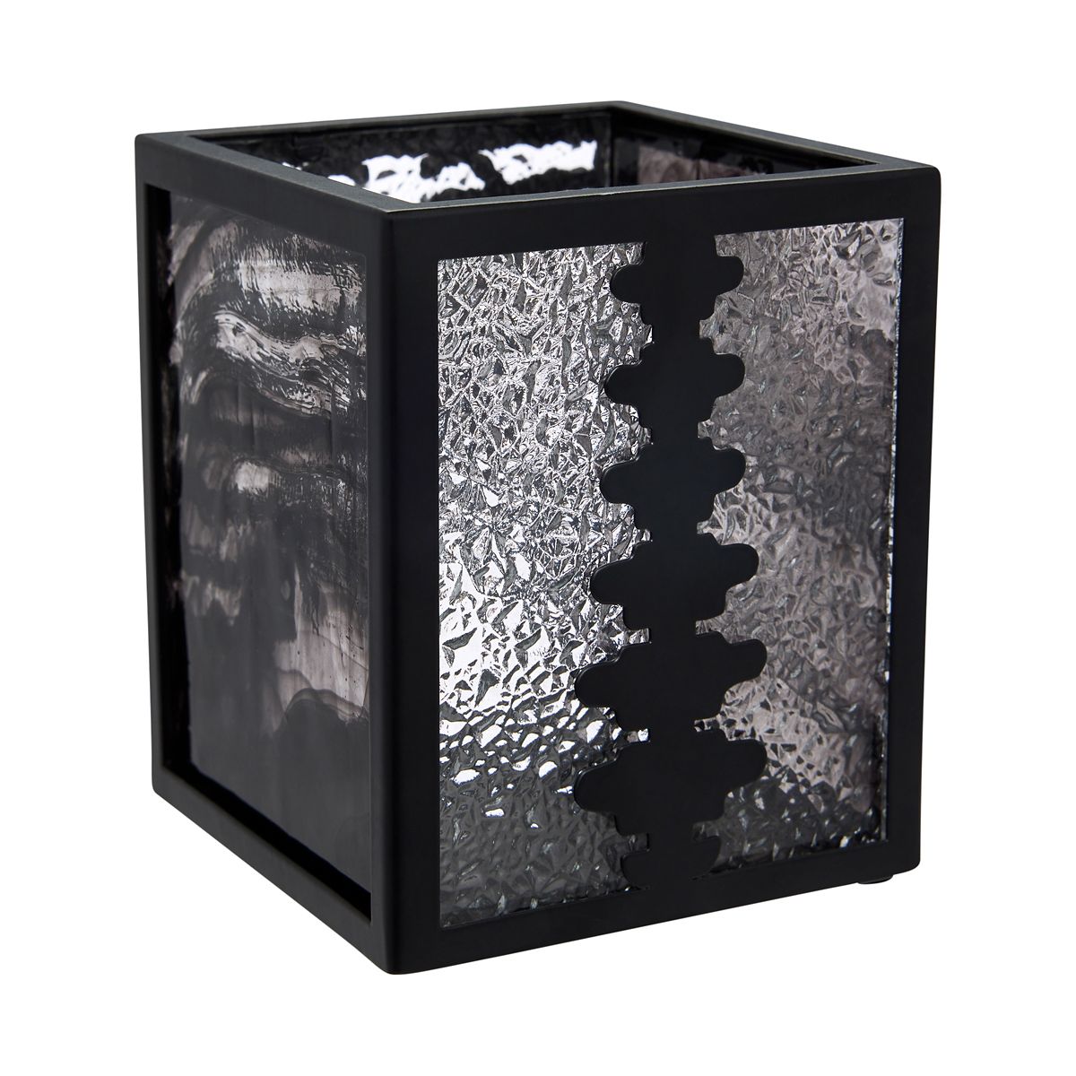 Bones Stained Glass Votive BLACK / MULTI