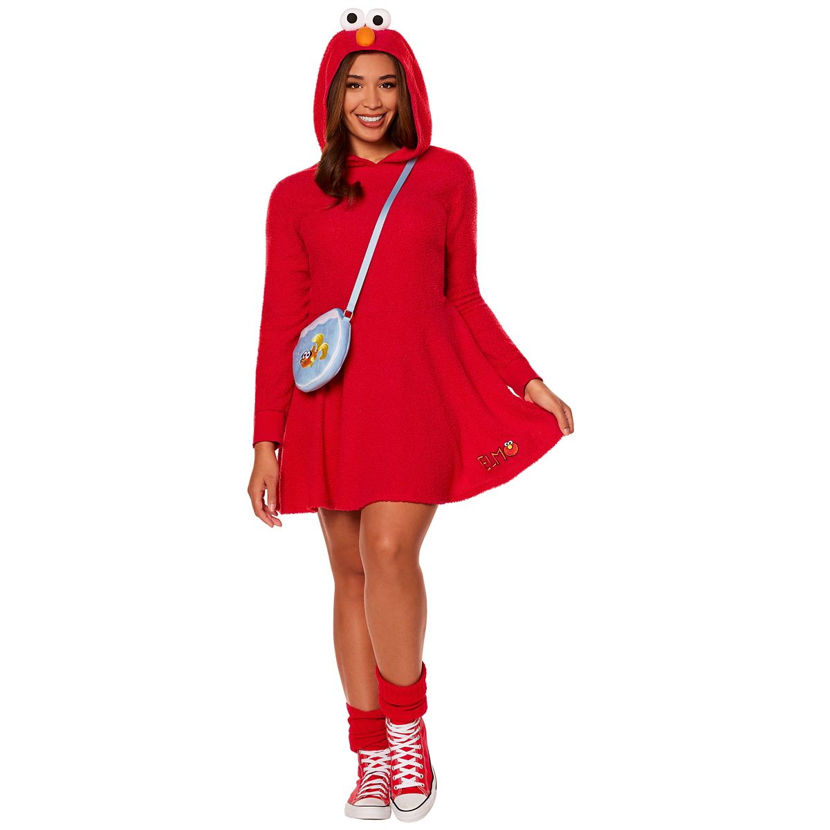 Adult Elmo Plus Size Dress Costume - Sesame Street RED