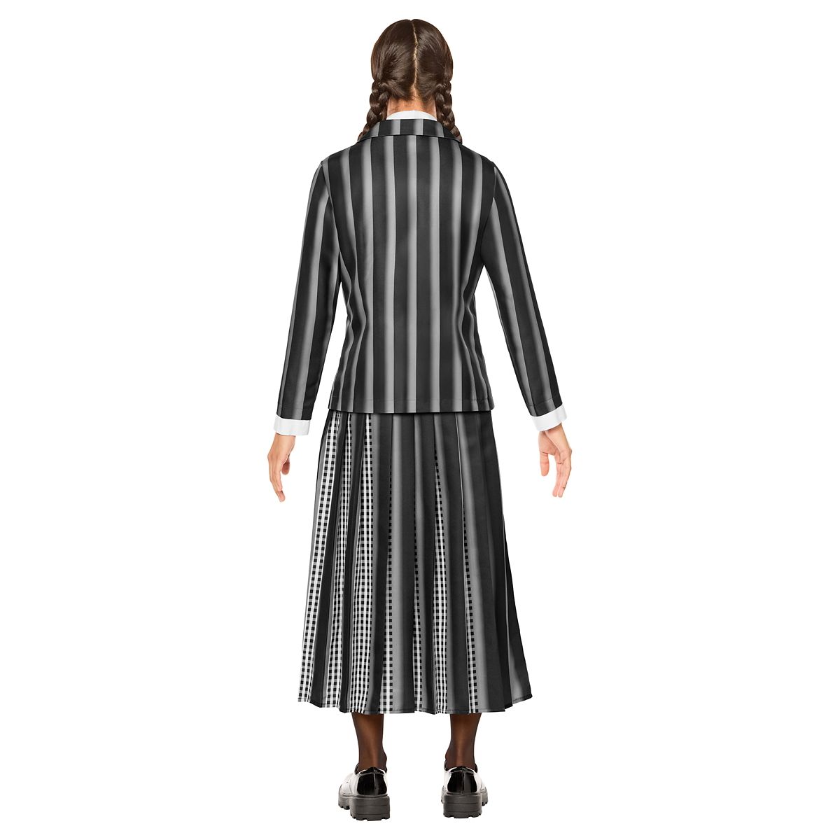 Adult Wednesday Addams Nevermore Academy Uniform Costume BLACK