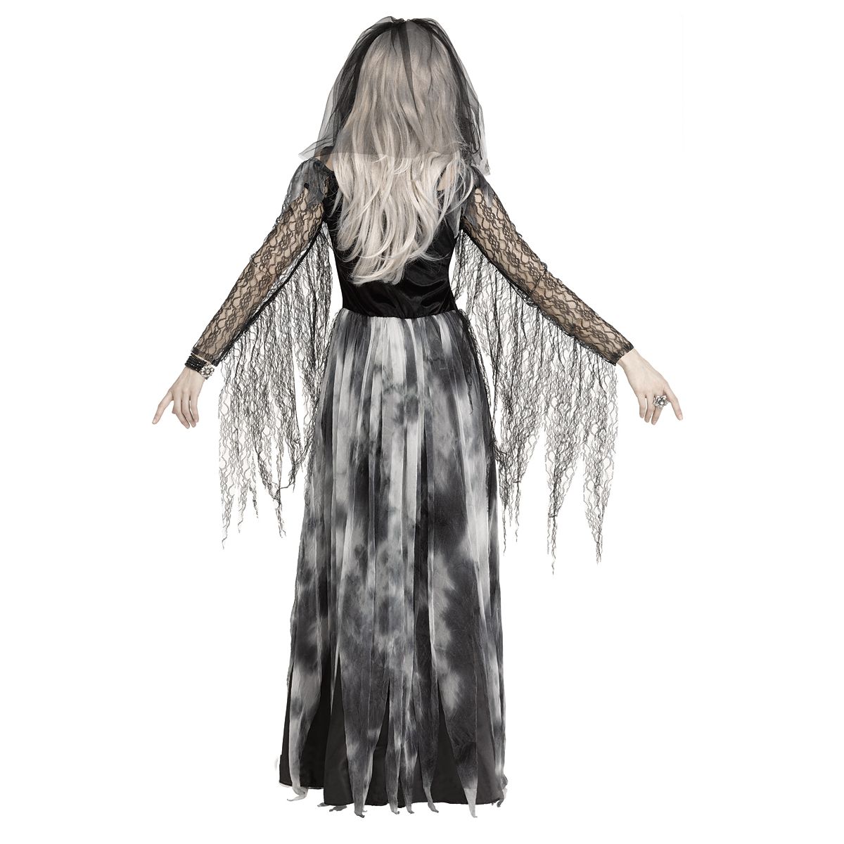 Adult Cemetery Bride Costume BLACK