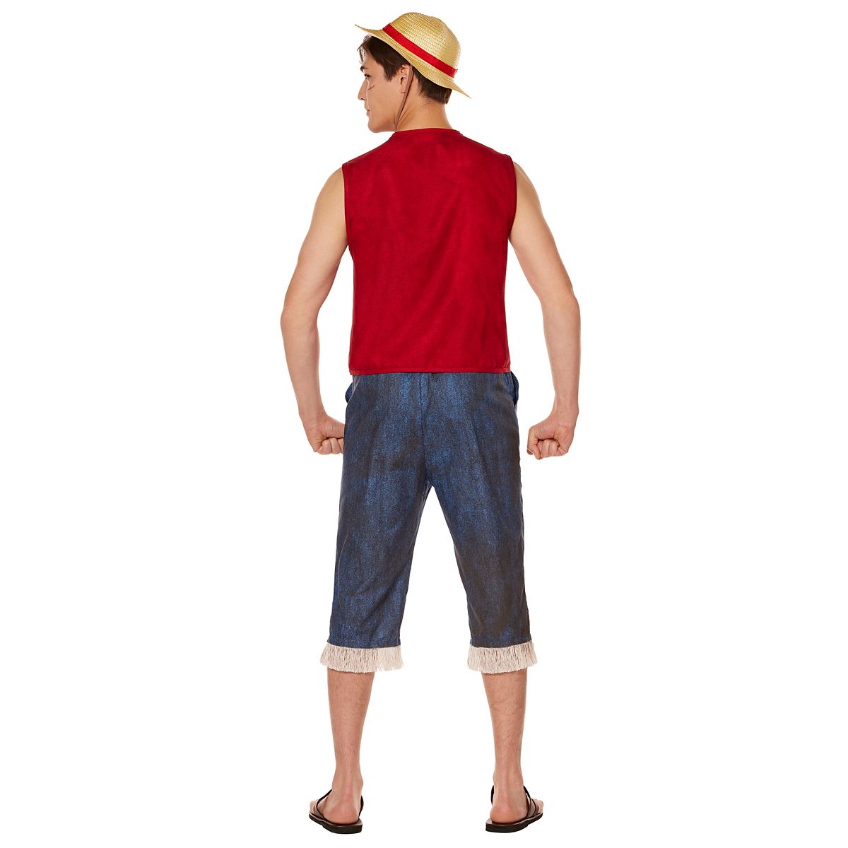Adult Straw Hat Luffy Costume - One Piece MULTI-COLOR