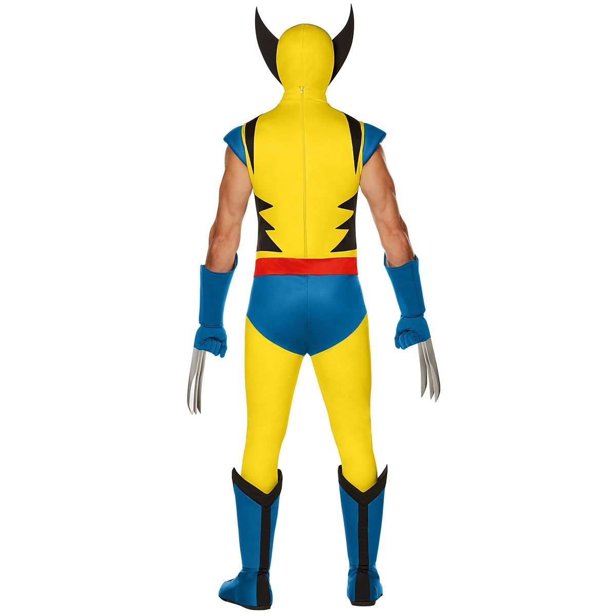 Adult Wolverine Costume - X-Men BLUE/YELLOW
