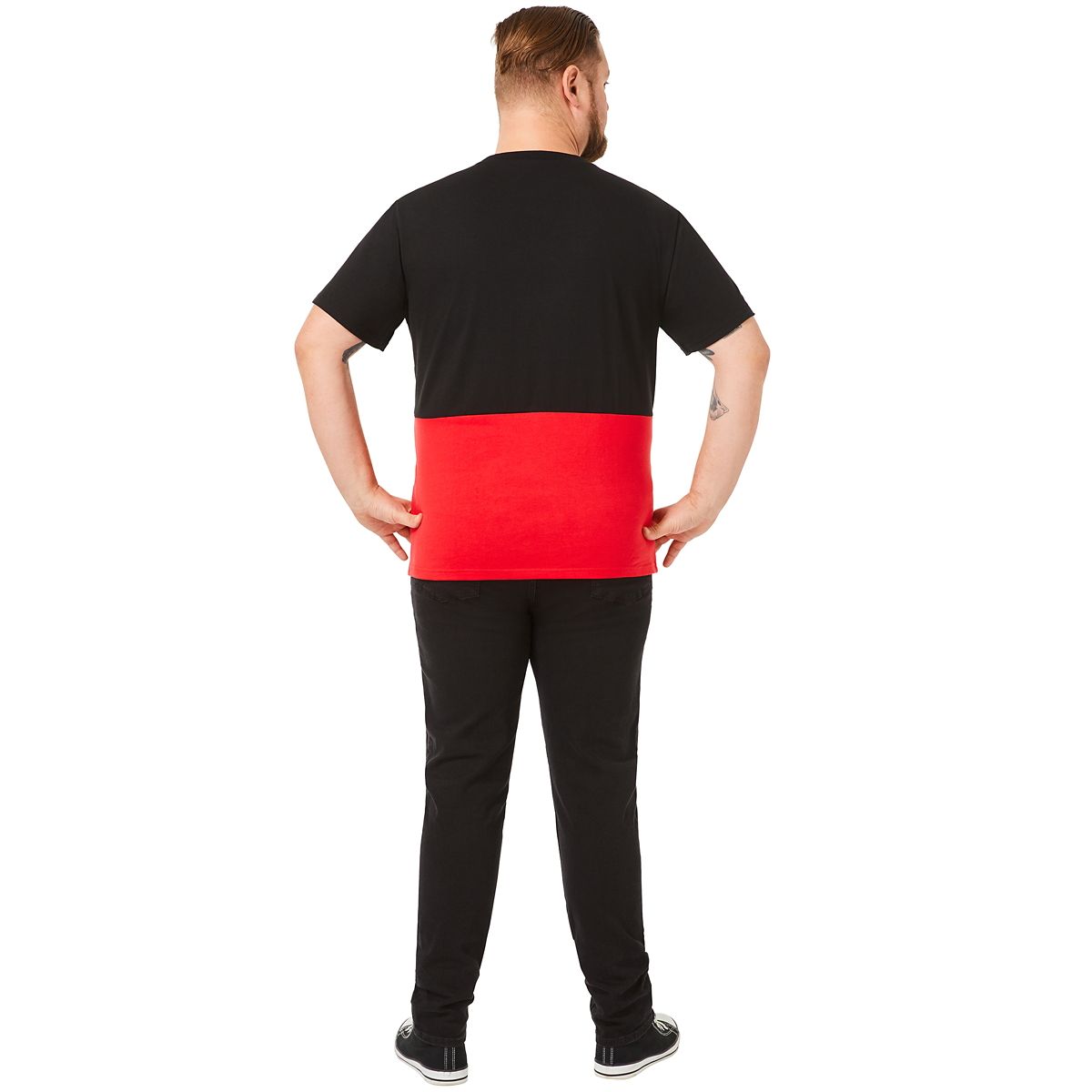 Adult Mickey Mouse T Shirt - Disney BLACK AND RED