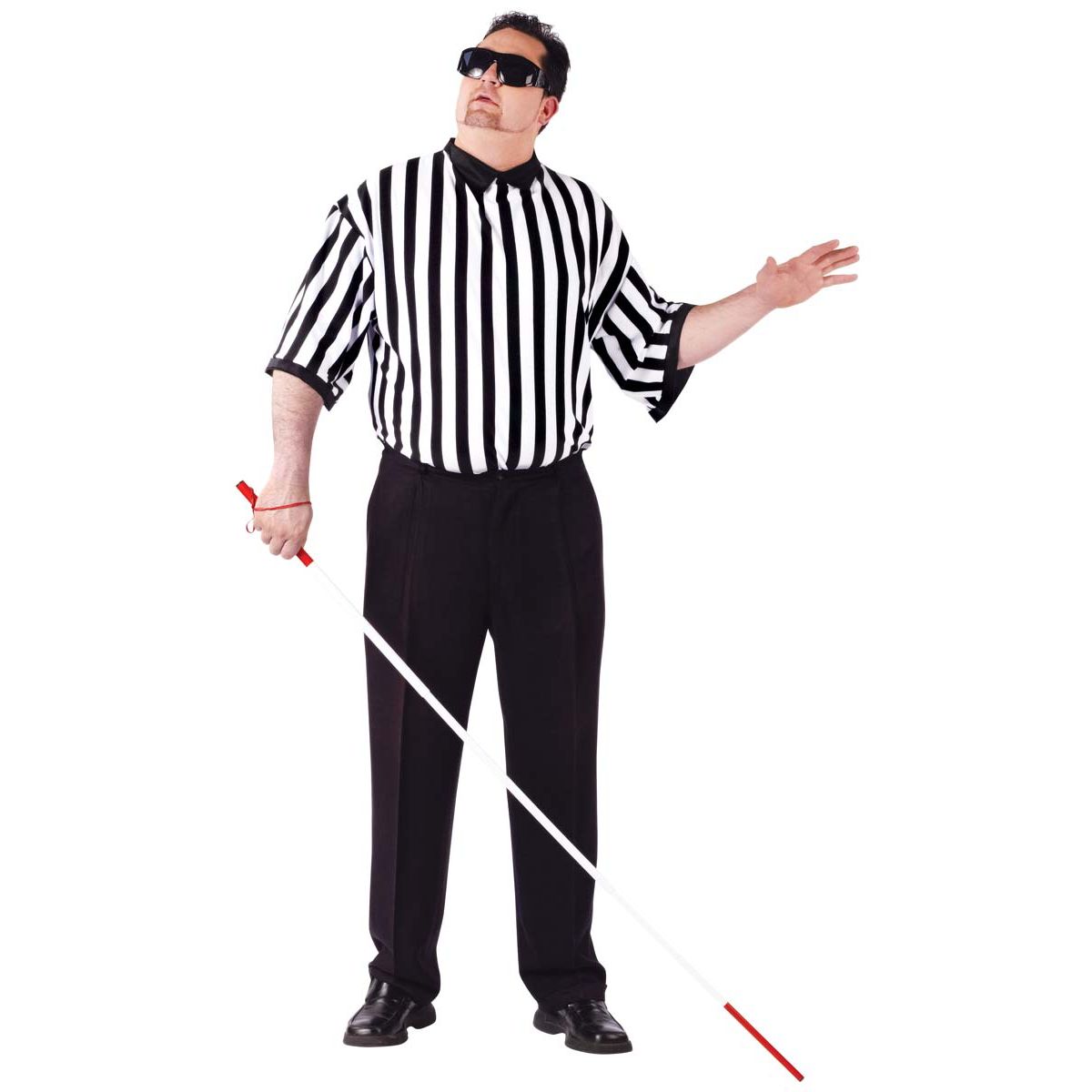 Adult Blind Referee Costume MULTI-COLOR