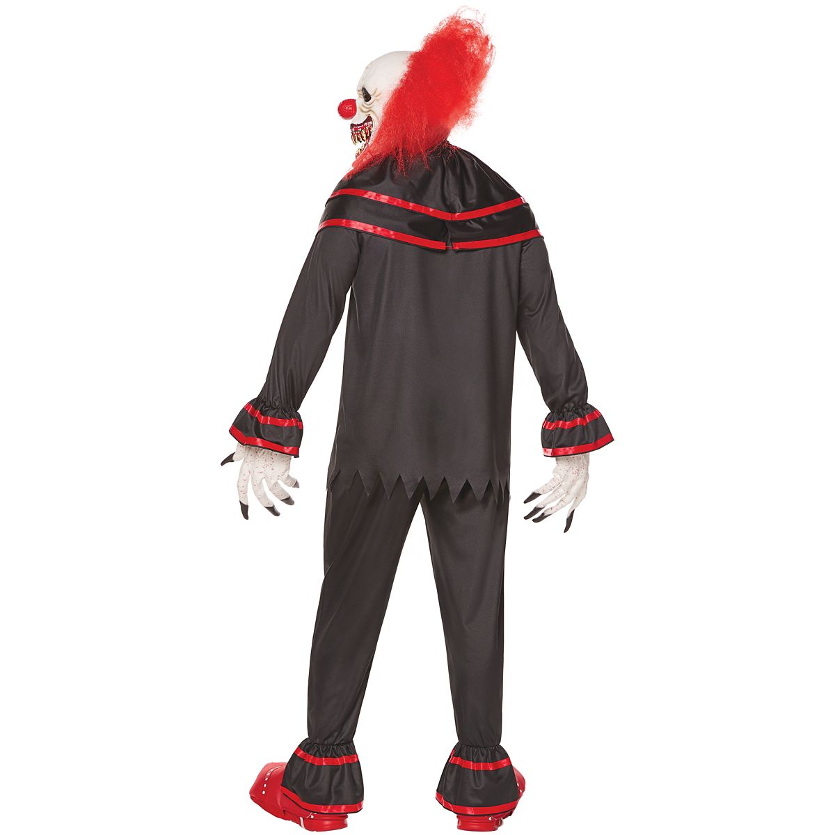 Adult Crouchy the Clown Costume BLACK AND RED