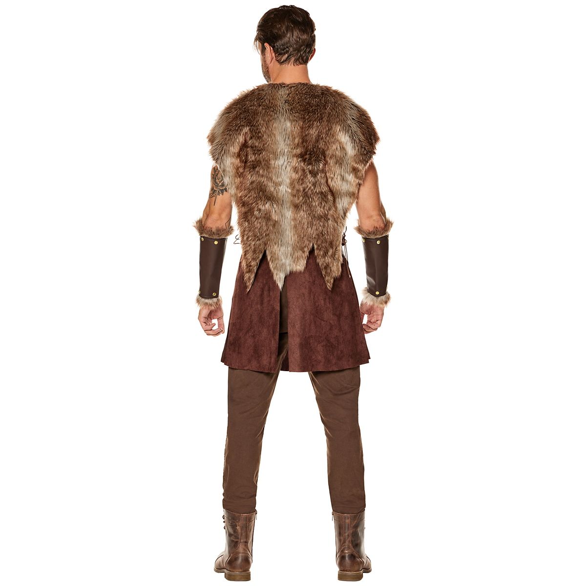 Adult Viking Warrior Costume BROWN