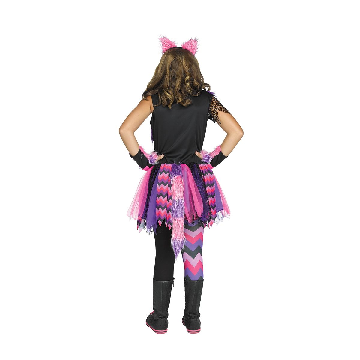 Kids Sassy Cat Costume PURPLE