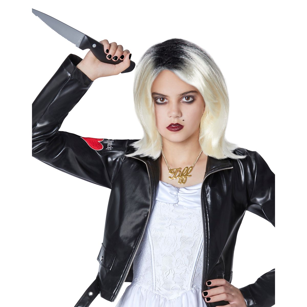 Kids Tiffany Costume - Bride of Chucky WHITE