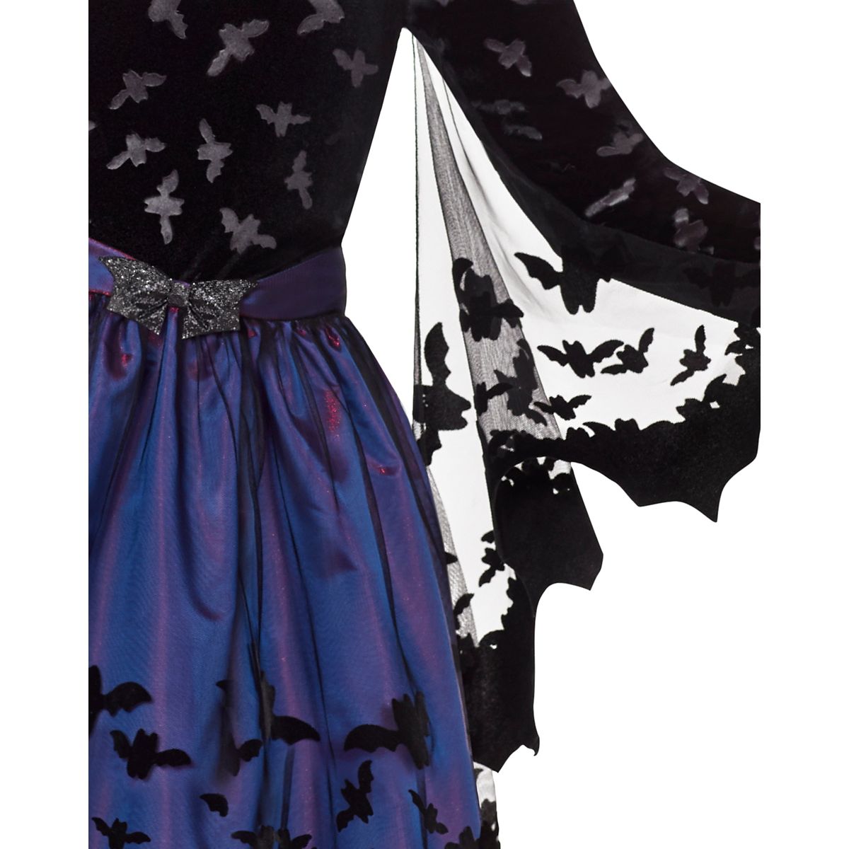 Kids Beautiful Bat Costume BLACK