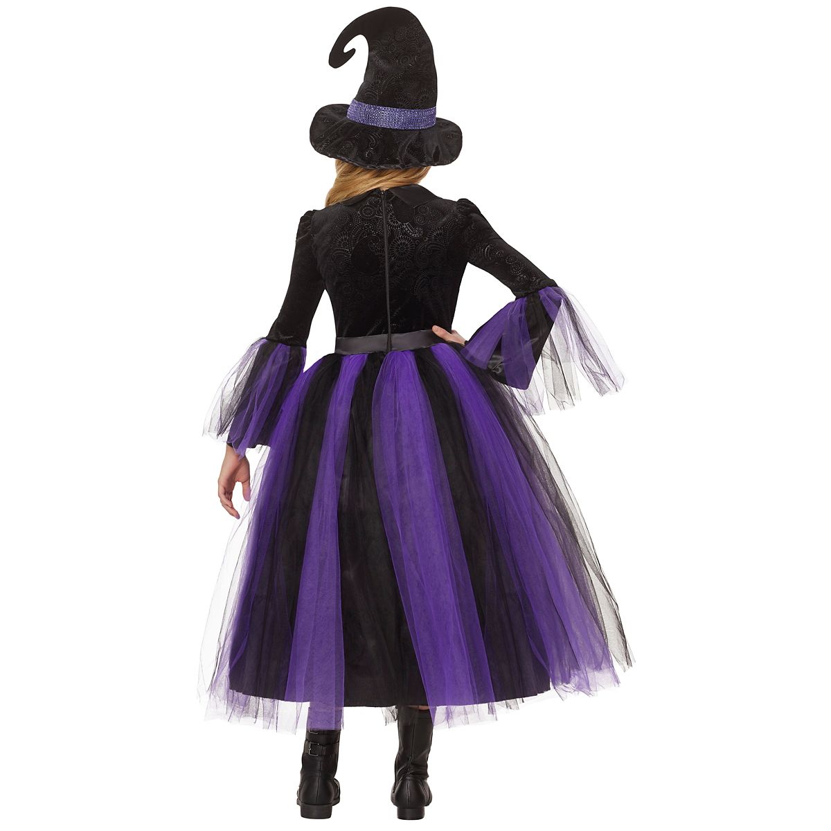Kids Witch Costume - The Signature Collection BLACK AND PURPLE