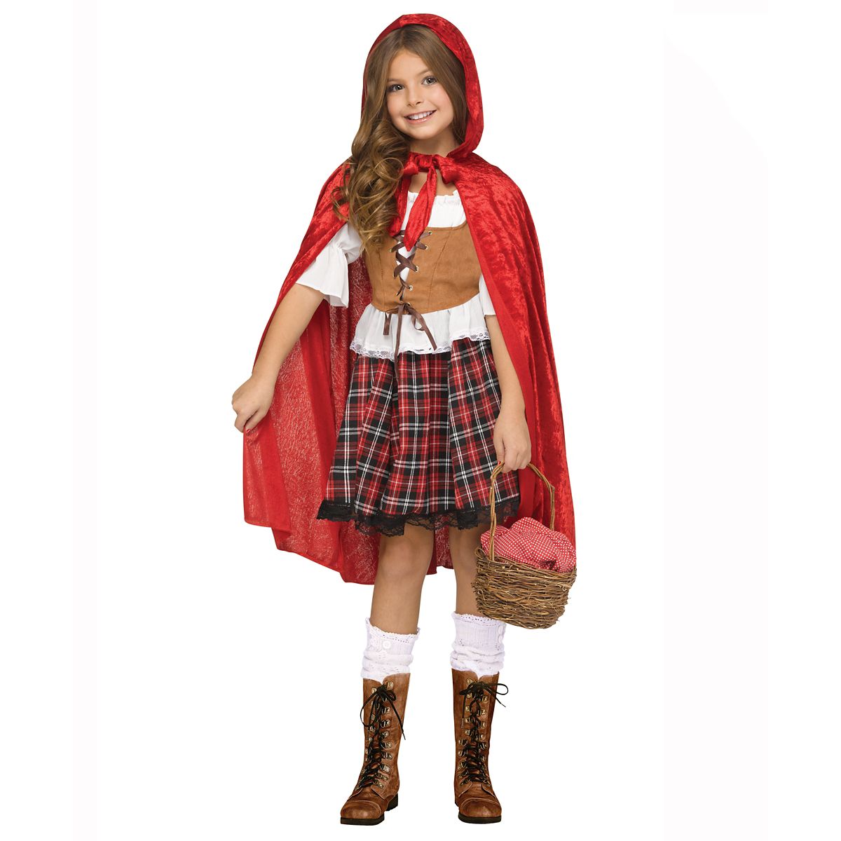 Kids Red Riding Hood Costume RED