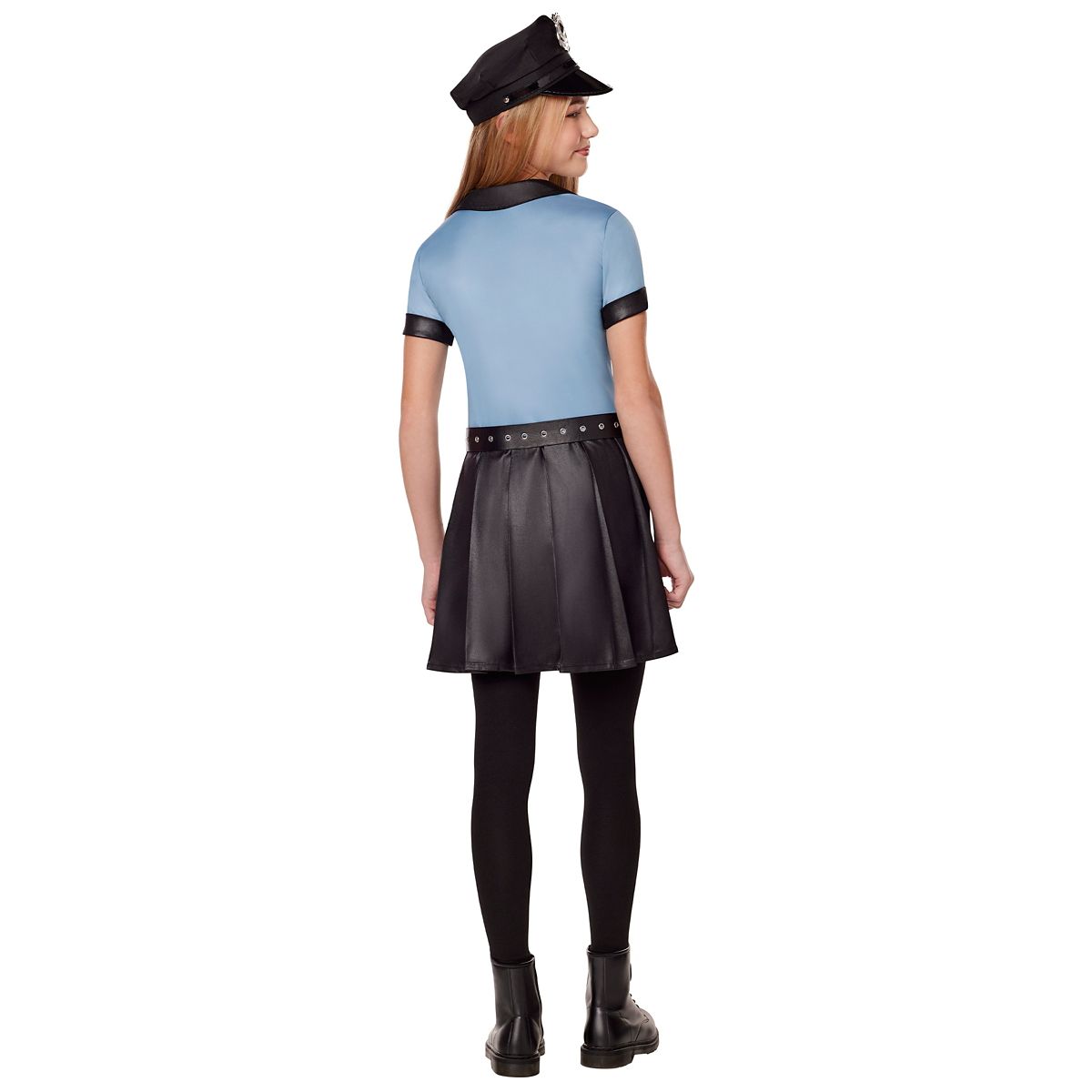 Kids Police Dress Costume BLACK AND BLUE