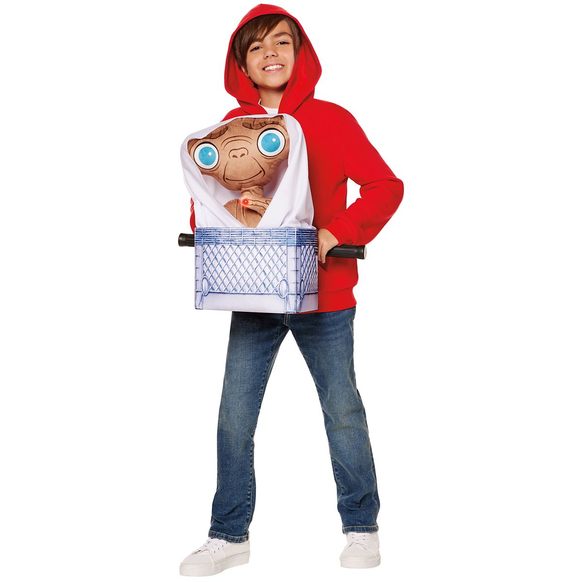 Kids Elliot with Light-Up E.T. Costume - E.T. the Extra-Terrestrial RED