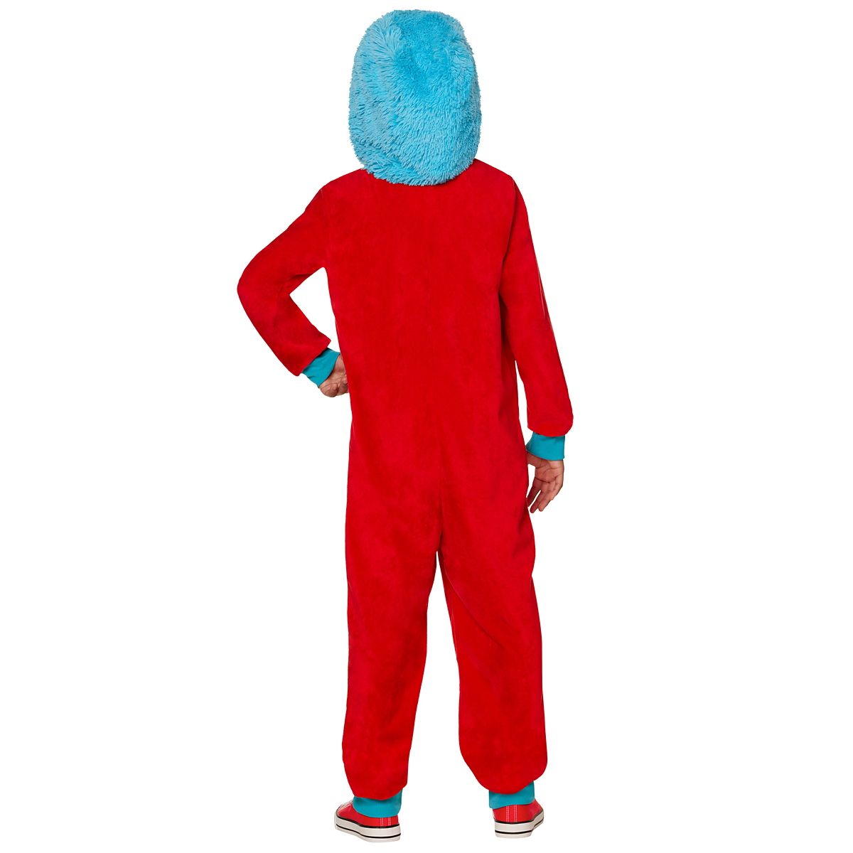 Kids Thing 1 and 2 Jumpsuit Costume - The Cat in the Hat RED