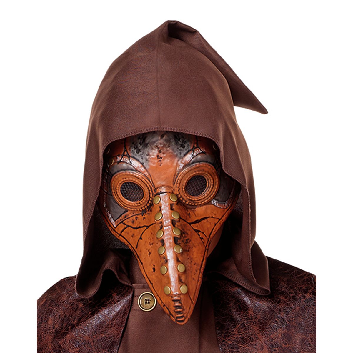 Kids Medieval Plague Doctor Costume BROWN