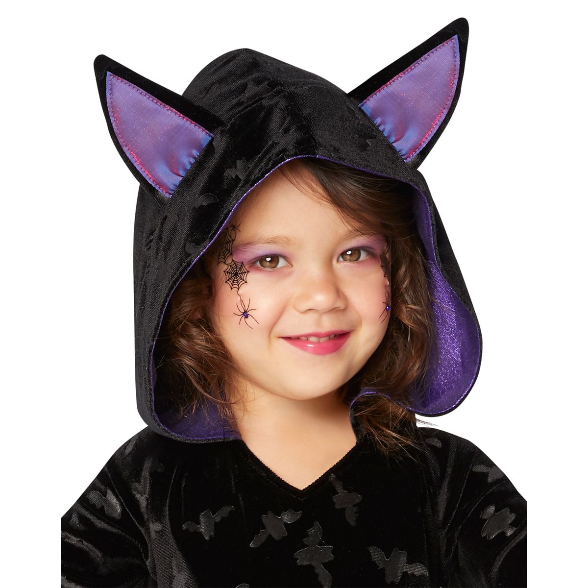 Toddler Bat Dress Costume BLACK