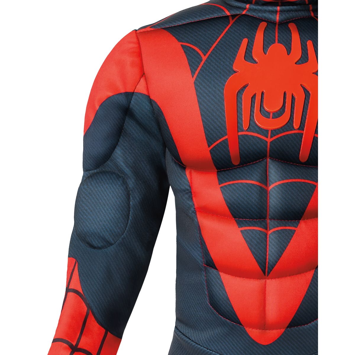 Toddler Spider-Man Spin Muscle Suit Costume - Spidey and His Amazing Friends BLACK AND RED
