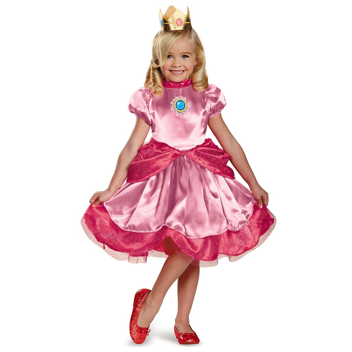 Toddler Princess Peach Costume - Mario Bros. PINK
