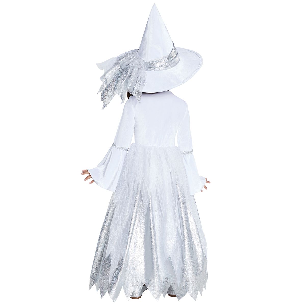 Toddler Wintery Witch Costume WHITE