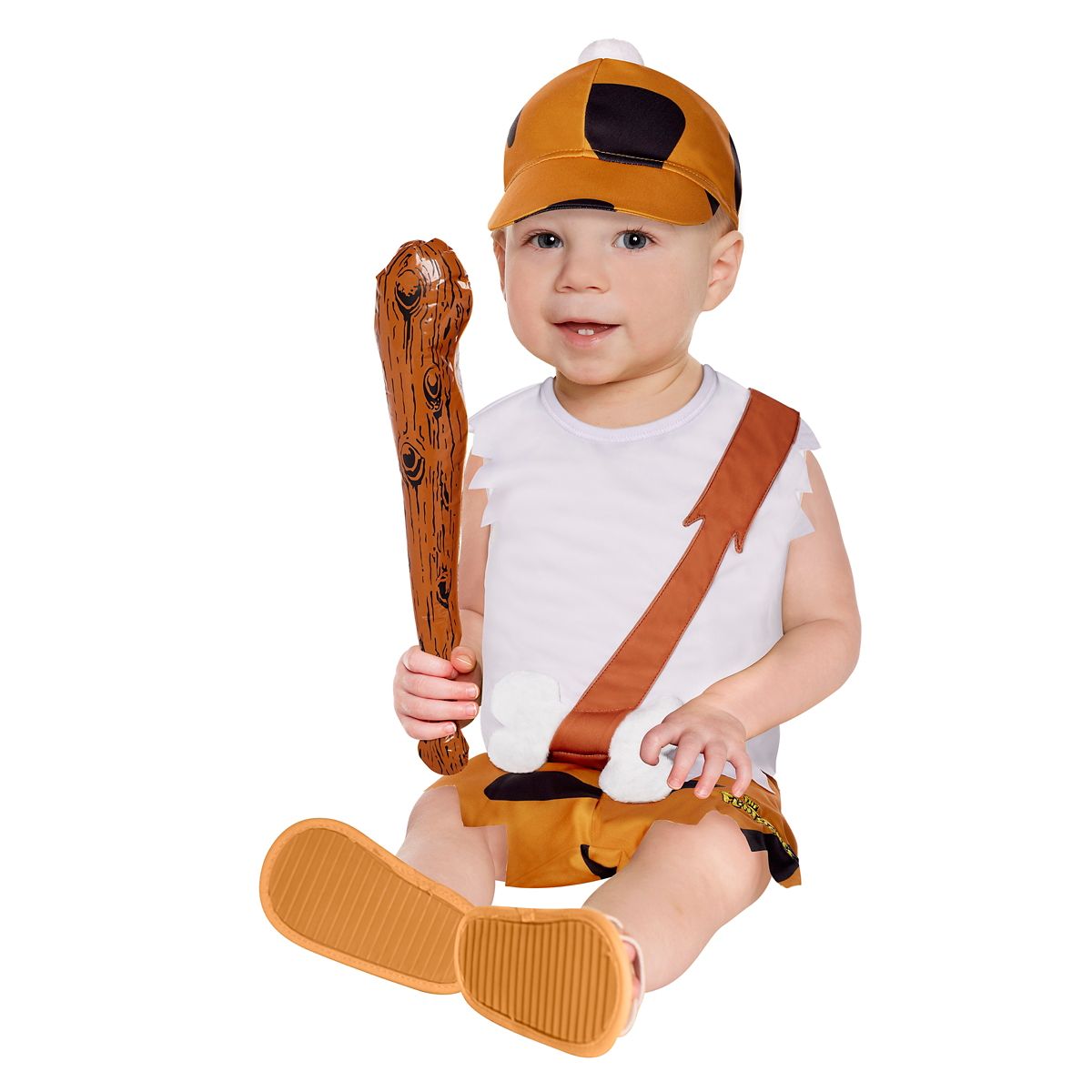 Baby Bamm-Bamm Costume - The Flintstones BLACK AND ORANGE