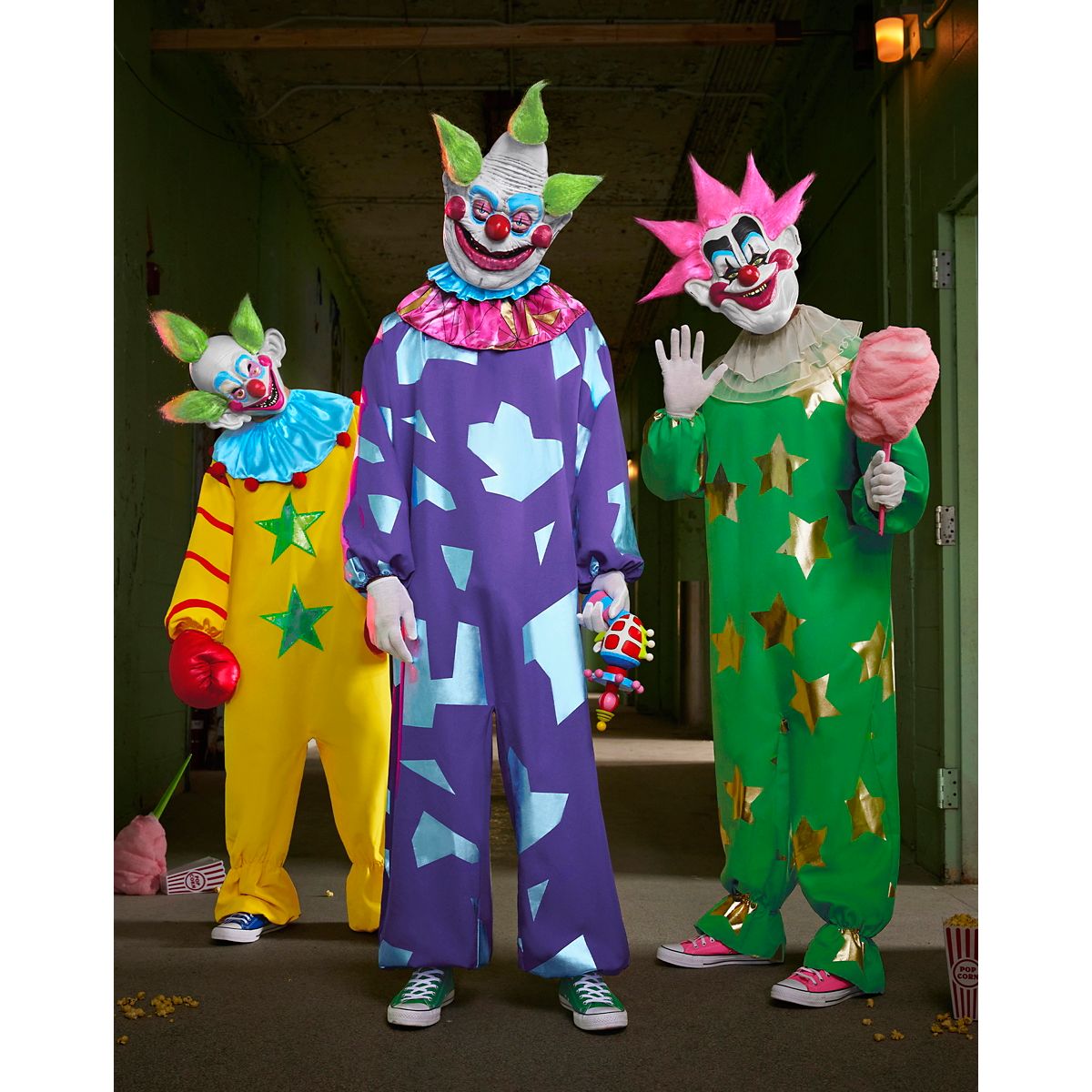 Adult Shorty Costume - Killer Klowns from Outer Space YELLOW