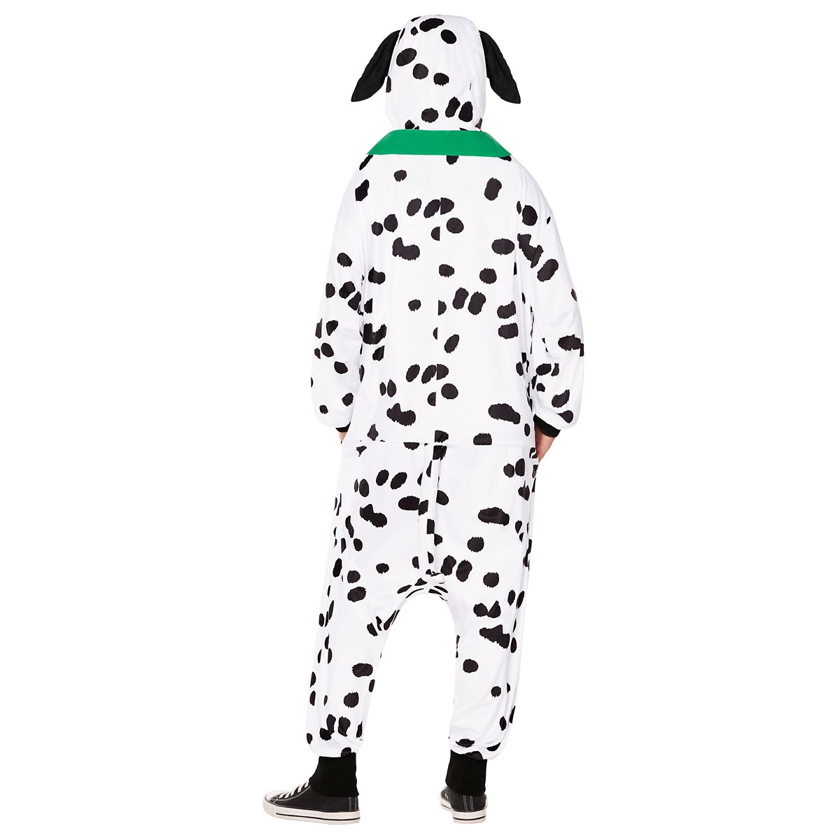Adult Dalmatian Jumpsuit Costume WHITE
