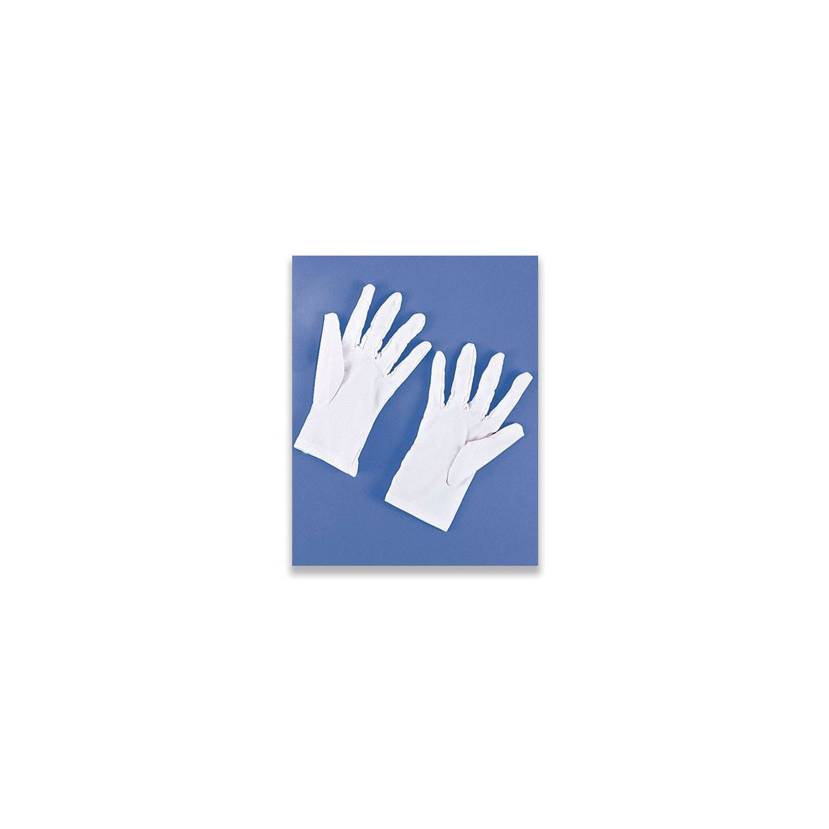 Short White Gloves WHITE