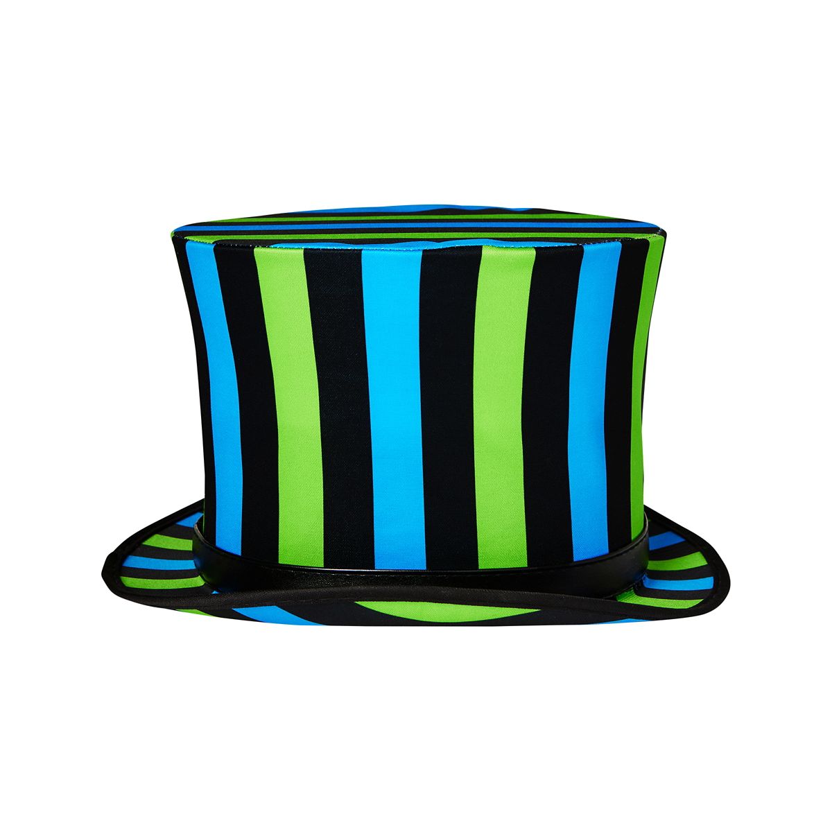 Scary Clown Neon Top Hat BLACK / MULTI