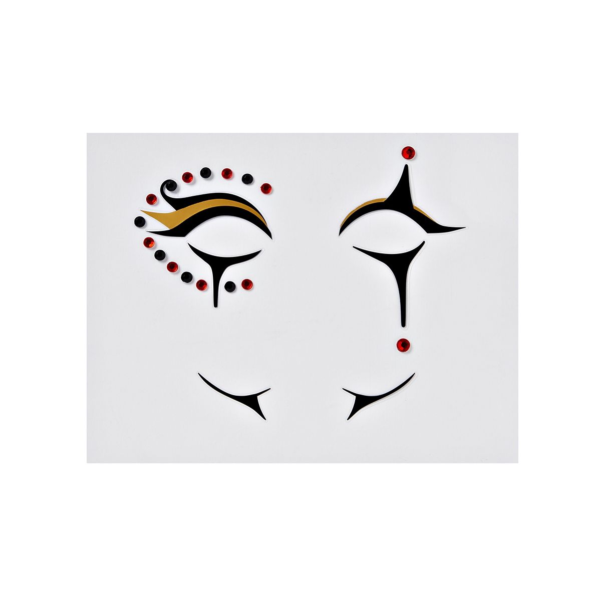 Ringmaster Face Decal BLACK/GOLD
