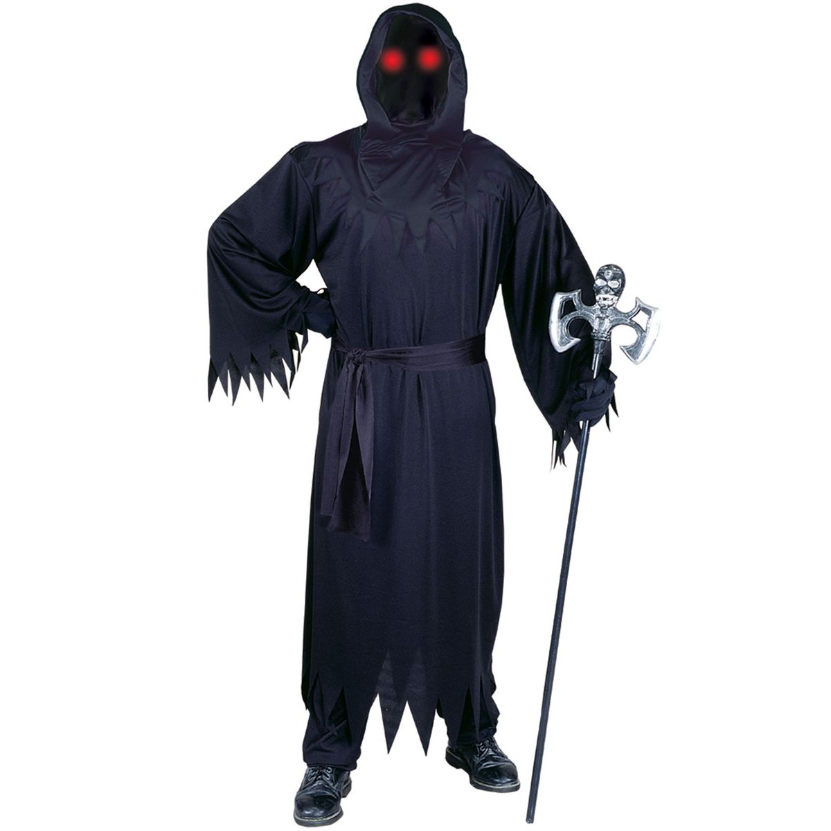 Adult Fade In and Out Phantom Costume BLACK