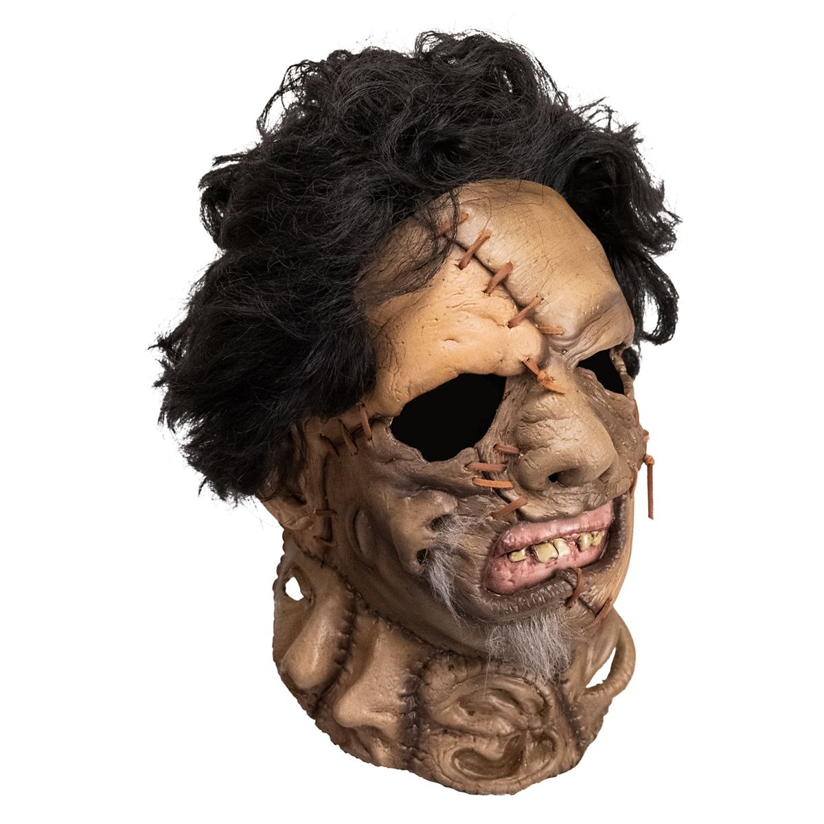 Leatherface Full Mask - The Texas Chainsaw Massacre Part 2 BEIGE