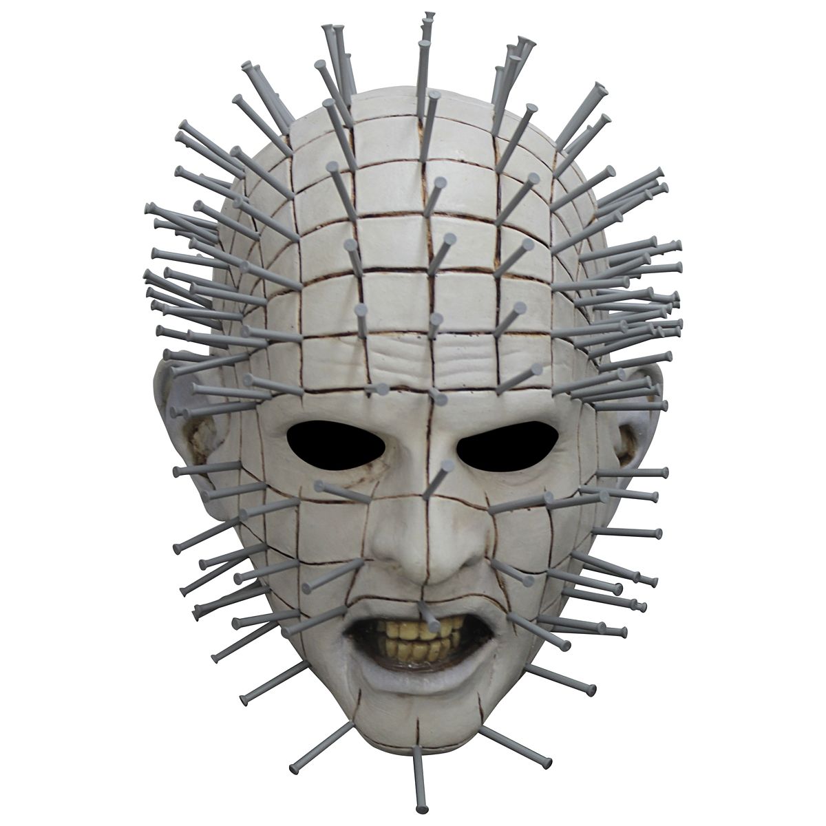 Adult Hellraiser Pinhead Full Mask WHITE/GREY