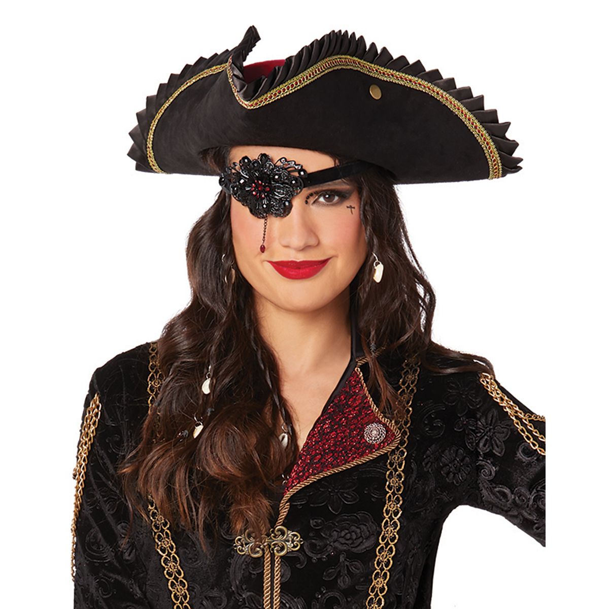 Adult Regal Rebels Pirate Jacket GOLD