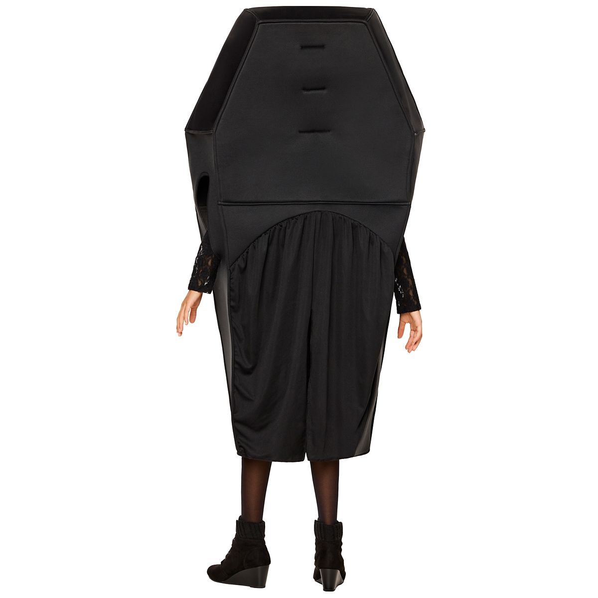 Kids Vampire Coffin 3D Costume BLACK AND RED