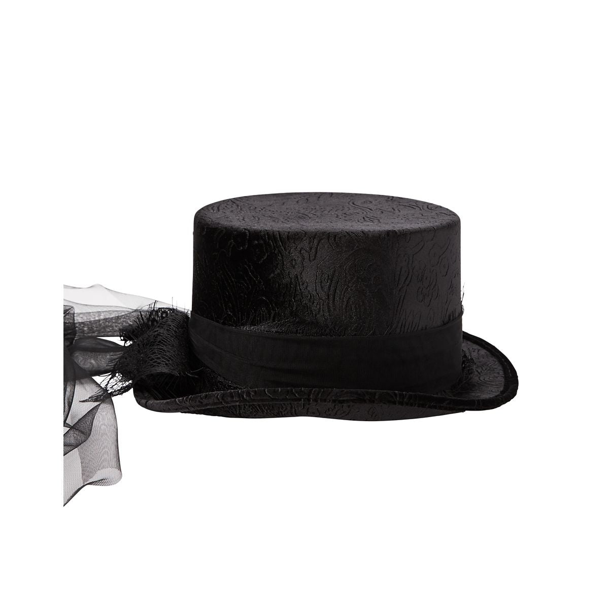 Vampire Lace Top Hat BLACK