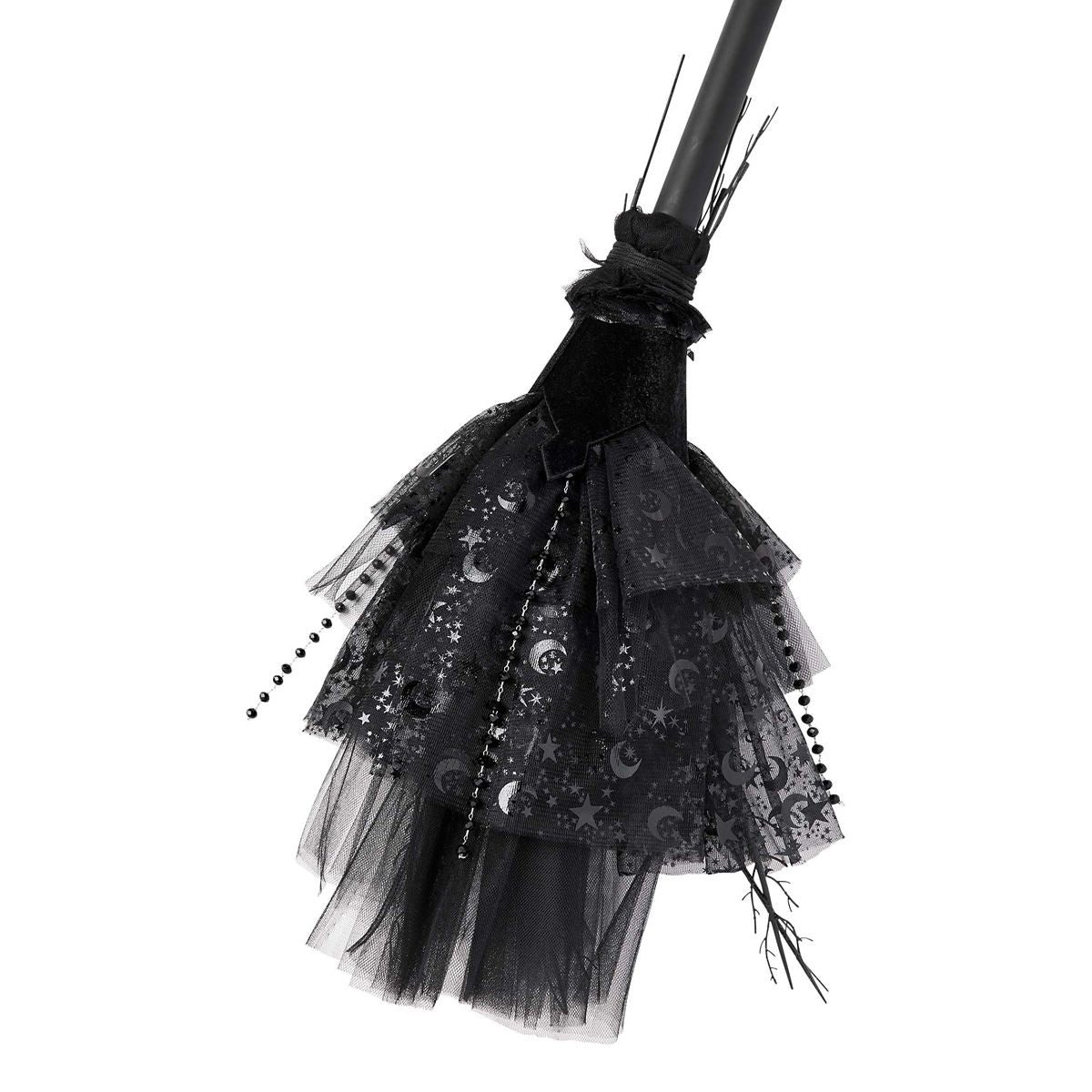 Deluxe Celestial Witch Broom BLACK