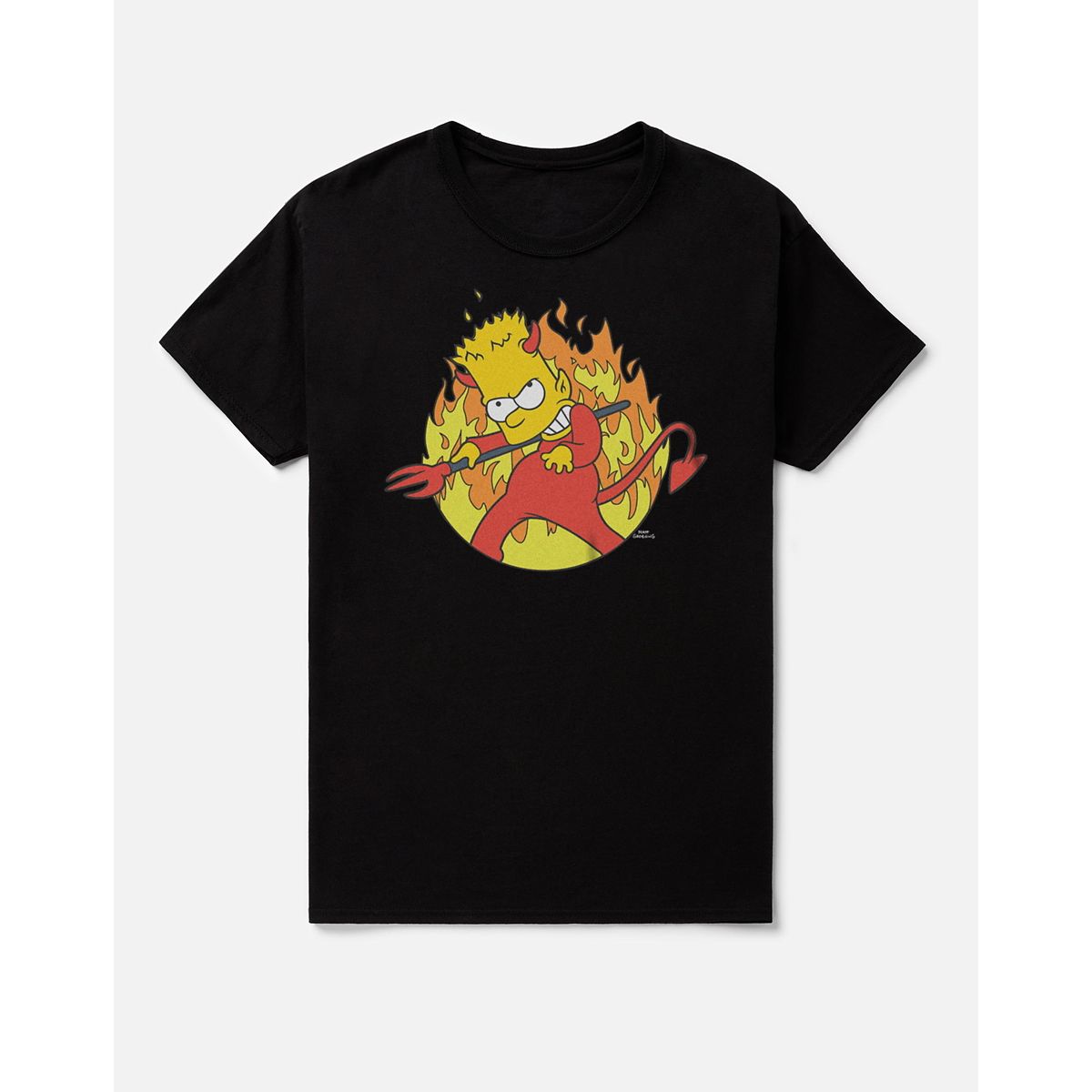 Bart Devil T Shirt - The Simpsons BLACK