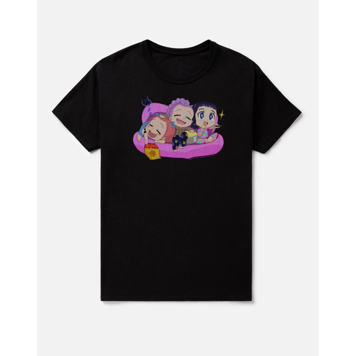 Chibi Huntr/x Girls T Shirt – KPop Demon Hunters BLACK