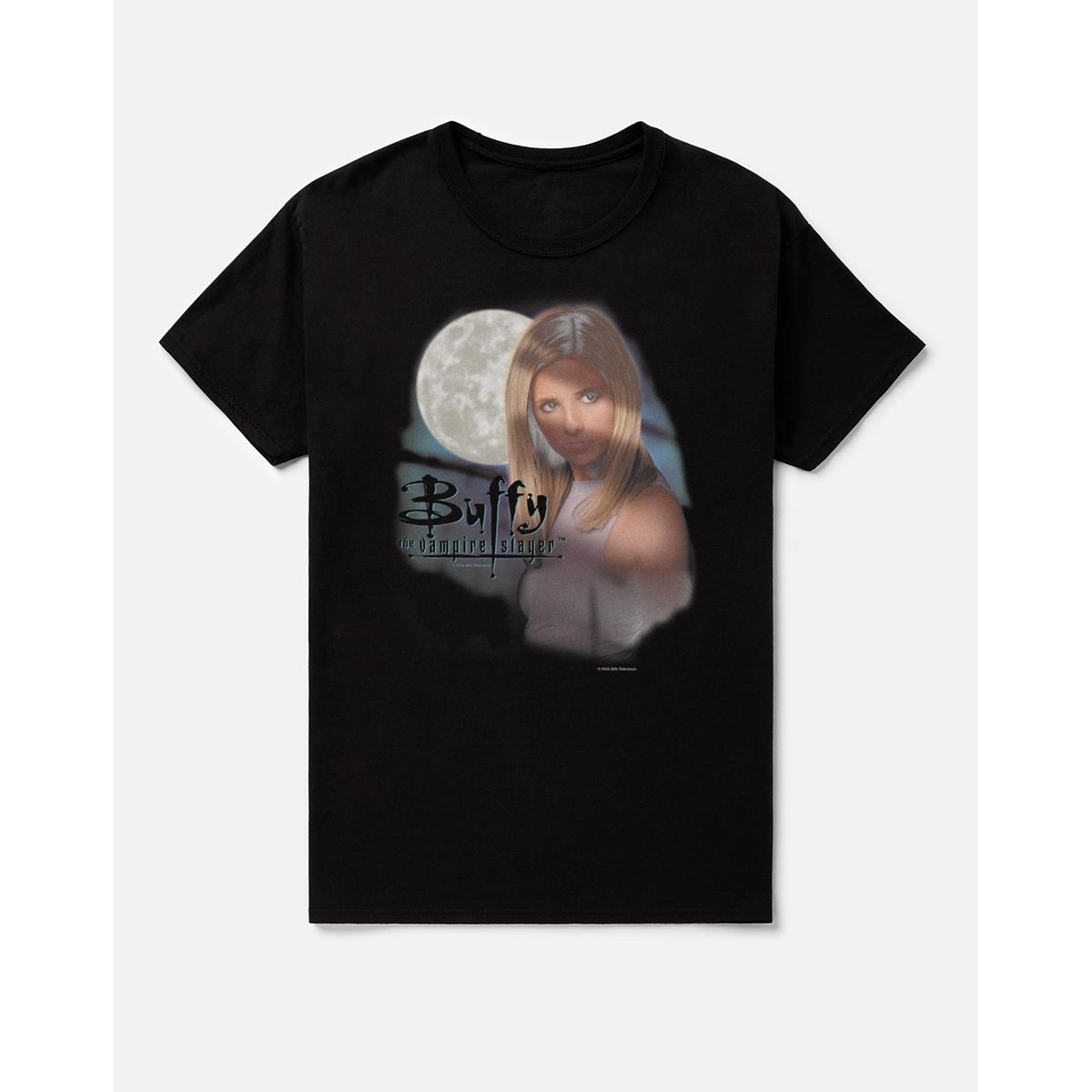 Buffy the Vampire Slayer Moon T Shirt BLACK