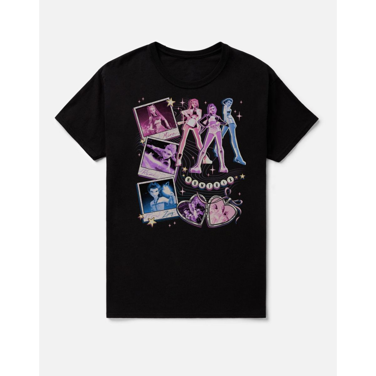 Huntr/x Friendship Bracelet T Shirt - KPop Demon Hunters BLACK