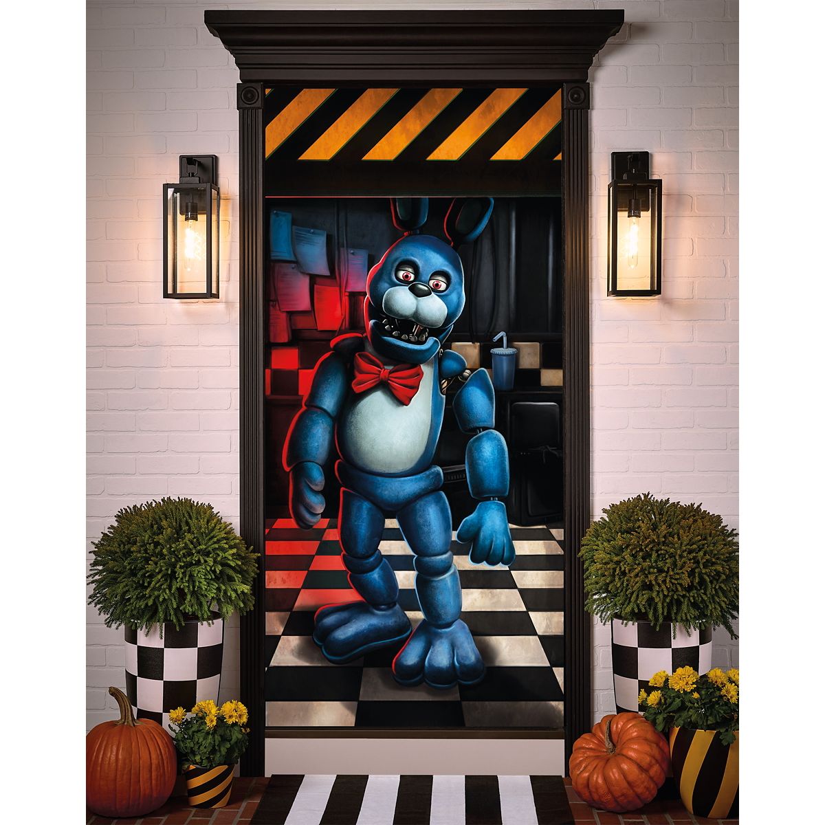 Five Nights at Freddy's Door Cover MULTI-COLOR