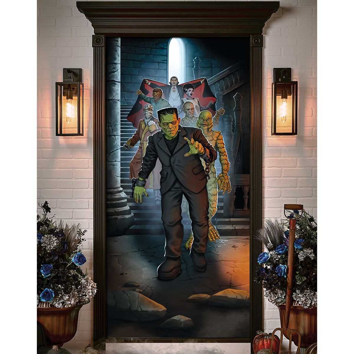 Universal Monsters Door Cover MULTI-COLOR